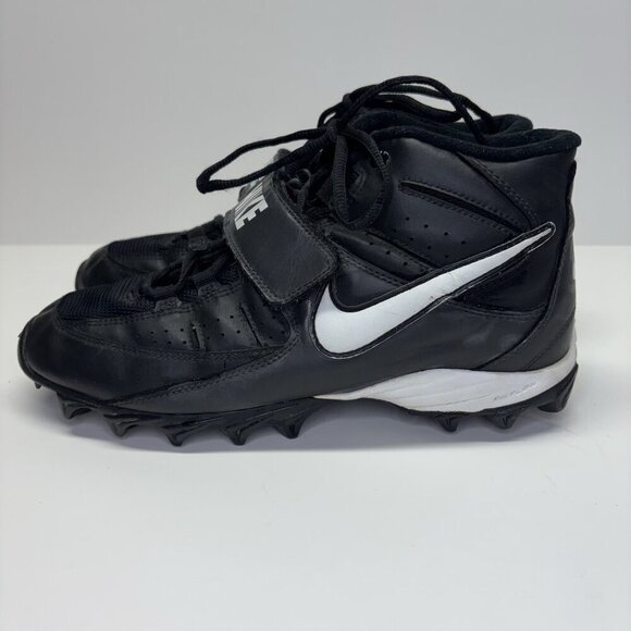 Nike Phylon Football Cleats 308384-011 Black Men’s Sz 10 Sports Outdoor Shoes - Picture 3 of 10